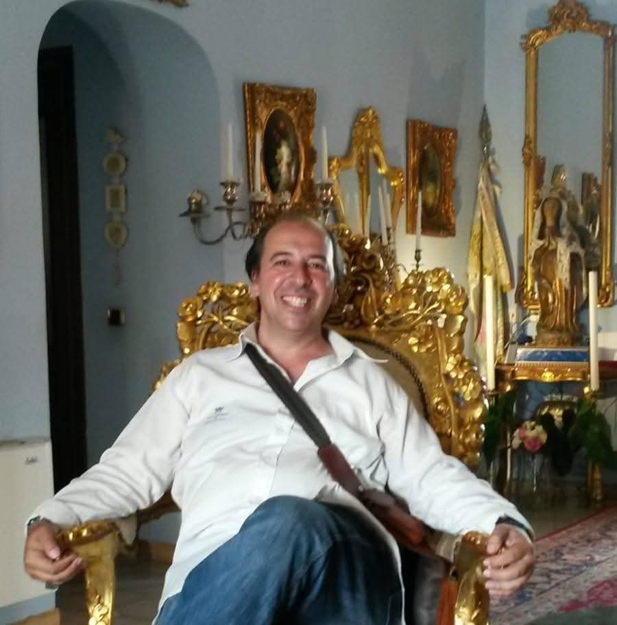 Prof. Costantino Mazzanobile D'Aragona al Palazzo Regio di Cagliari